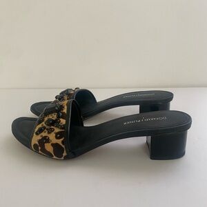 Donald J. Pliner slip on sandal heel
